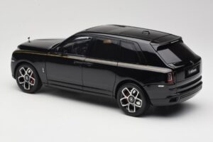 Rolls-Royce Cullinan Черен С Gold Coachline & Shadow Wheels OEM 1:18 028-15A Метал — снимка 7 от 8