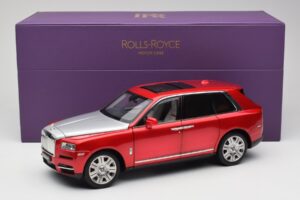 Rolls-Royce Cullinan Червен Със Shadow Wheels OEM 1:18 028-18A Метал — снимка 8 от 8