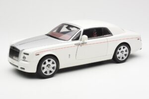 Rolls-Royce Phantom Coupe English Бял Сребрист Kyosho 1:18 08861EW Метал