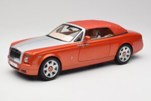 Rolls-Royce Phantom Drophead Coupe Mandarin Оранжев Kyosho 1:18 08871P Метал — снимка 3 от 10