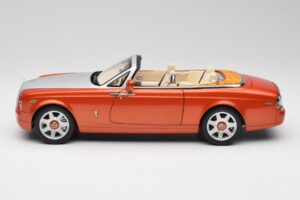 Rolls-Royce Phantom Drophead Coupe Mandarin Оранжев Kyosho 1:18 08871P Метал — снимка 6 от 10