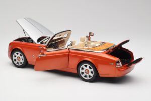 Rolls-Royce Phantom Drophead Coupe Mandarin Оранжев Kyosho 1:18 08871P Метал — снимка 7 от 10
