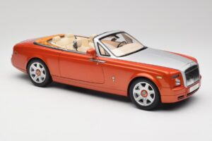 Rolls-Royce Phantom Drophead Coupe Mandarin Оранжев Kyosho 1:18 08871P Метал — снимка 8 от 10