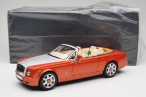 Rolls-Royce Phantom Drophead Coupe Mandarin Оранжев Kyosho 1:18 08871P Метал — снимка 10 от 10