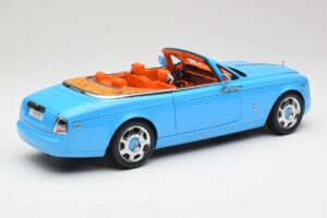 Rolls-Royce Phantom Drophead Coupe Powder Синьо Kyosho 1:18 08871BL Метал — снимка 5 от 10