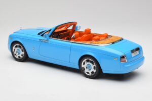 Rolls-Royce Phantom Drophead Coupe Powder Синьо Kyosho 1:18 08871BL Метал — снимка 9 от 10