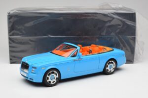 Rolls-Royce Phantom Drophead Coupe Powder Синьо Kyosho 1:18 08871BL Метал — снимка 10 от 10