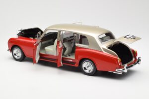 Rolls-Royce Phantom VI Червено Светло Бежово Kyosho 1:18 08905RLB Метал — снимка 5 от 8