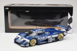 Sauber Mercedes C9 Kouros Racing #61 M. Thackwell / H. Pescarolo 24 Hours of Le Mans 1987 Minichamps 1:18 155873561 Метал — снимка 6 от 6