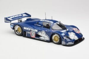 Sauber Mercedes C9 Michelin #61 J-L. Schlesser Winner ADAC Supersprint 1987 Minichamps 1:18 155873581 Метал — снимка 4 от 6