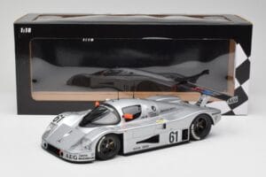Sauber Mercedes C9 #61 M. Baldi / K. Acheson / G. Brancatelli 2nd Place 24 Hours of Le Mans 1989 Minichamps 1:18 155893561 Ме — снимка 6 от 6