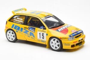 SEAT Ibiza Kit Car Evo 2 #15 H. Rovanpera / R. Pietilanen Rally Monte Carlo 1998 Otto 1:18 OT445 Смола — снимка 4 от 6