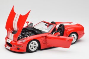 Shelby Series 1 Кабриолет Червен Bburago 1:18 3353 Метал — снимка 2 от 8
