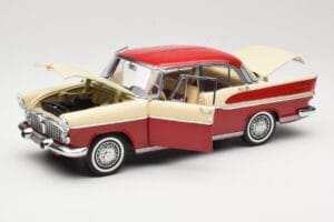 Simca Chambord Червен & Слонова Кост Norev 1:18 185721 Метал — снимка 2 от 8