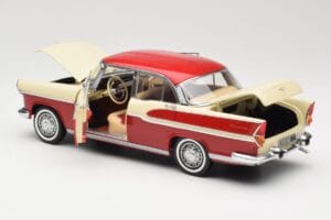 Simca Chambord Червен & Слонова Кост Norev 1:18 185721 Метал — снимка 5 от 8