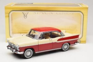 Simca Chambord Червен & Слонова Кост Norev 1:18 185721 Метал — снимка 8 от 8