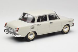 Skoda 1000 MB Сив & Бял MCG 1:18 MCG18275 Метал — снимка 2 от 6