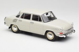 Skoda 1000 MB Сив & Бял MCG 1:18 MCG18275 Метал — снимка 4 от 6