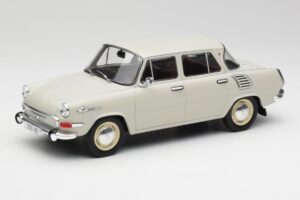 Skoda 1000 MB Сив & Бял MCG 1:18 MCG18275 Метал