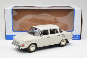 Skoda 1000 MB Сив & Бял MCG 1:18 MCG18275 Метал — снимка 6 от 6