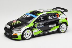 Skoda Fabia Rally2 #23 O. Solberg / E. Edmondson Rally Monte Carlo 2023 IXO 1:18 18RMC155A Метал