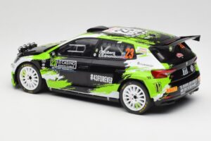 Skoda Fabia Rally2 #23 O. Solberg / E. Edmondson Rally Monte Carlo 2023 IXO 1:18 18RMC155A Метал — снимка 5 от 6