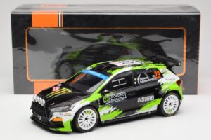 Skoda Fabia Rally2 #23 O. Solberg / E. Edmondson Rally Monte Carlo 2023 IXO 1:18 18RMC155A Метал — снимка 6 от 6