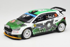 Skoda Fabia Rally2 #24 N. Gryazin / K. Aleksandrov Rally Monte Carlo 2023 IXO 1:18 18RMC155B Метал