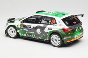 Skoda Fabia Rally2 #24 N. Gryazin / K. Aleksandrov Rally Monte Carlo 2023 IXO 1:18 18RMC155B Метал — снимка 5 от 6