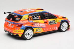 Skoda Fabia Rally2 #25 P. Lopez Rally Monte Carlo 2024 IXO 1:18 18RMC199 Метал — снимка 2 от 6