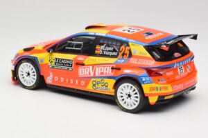 Skoda Fabia Rally2 #25 P. Lopez Rally Monte Carlo 2024 IXO 1:18 18RMC199 Метал — снимка 5 от 6