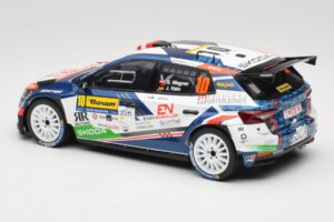 Skoda Fabia Rally2 #10 S. Wagner / G. Winter Barum Czech Rally Zlín 2024 IXO 1:18 18RMC221 Метал — снимка 5 от 6