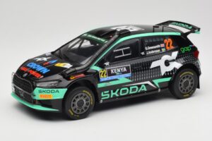 Skoda Fabia Rally2 #22 Toksport G. Greensmith / J. Andersson Safari Rally Kenya 2024 IXO 1:18 18RMC209 Метал