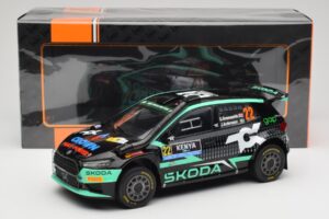 Skoda Fabia Rally2 #22 Toksport G. Greensmith / J. Andersson Safari Rally Kenya 2024 IXO 1:18 18RMC209 Метал — снимка 6 от 6