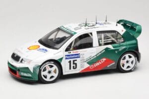 Skoda Fabia WRC #15 T. Gardemeister / P. Lukander WRC 1999 Solido 1:18 90457 Метал