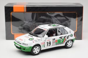Skoda Felicia Kit Car #19 P. Sibera / P. Gross Tour de Corse 1995 IXO 1:18 18RMC149B Метал — снимка 6 от 6