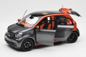 Smart Forfour W453 Lava Оранжев Графит Сив Norev 1:18 B66960298 Метал — снимка 2 от 8