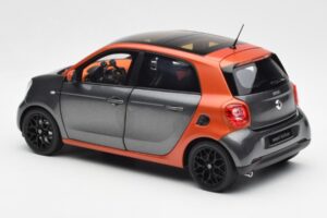 Smart Forfour W453 Lava Оранжев Графит Сив Norev 1:18 B66960298 Метал — снимка 7 от 8