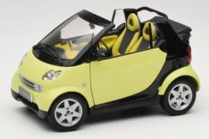 Smart Fortwo 450 Cabrio Жълт Minichamps 1:18 0012889V001C49Q00 Метал