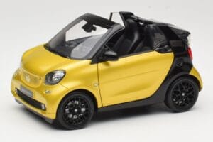 Smart Fortwo 453 Кабриолет Черен И Жълт Norev 1:18 B66960289 Метал