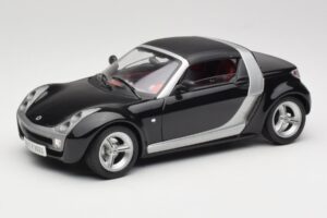 Smart Roadster Черен Bburago 1:18 34099-M1 Метал
