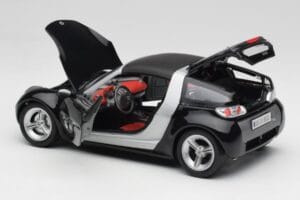 Smart Roadster Тъмносин Bburago 1:18 34917 Метал — снимка 5 от 8