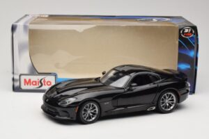 SRT Viper GTS Черен Maisto 1:18 31128 Метал — снимка 8 от 8