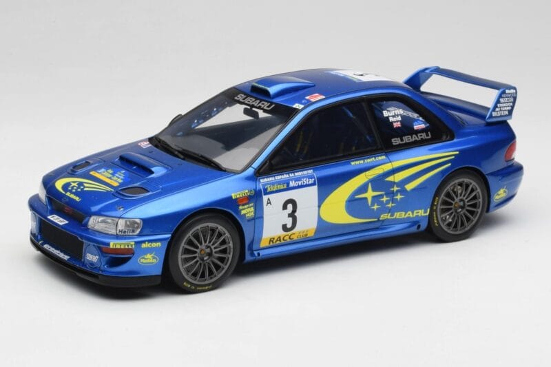 Subaru Impreza S6 WRC #3 R. Burns / R. Reid Rally Catalunya 2000 Otto 1:18 OT472 Смола