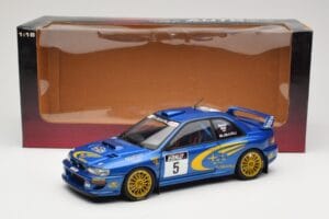 Subaru Impreza WRC #5 R. Burns / R. Reid Rally de France 1999 AUTOart 1:18 89993 Метал — снимка 8 от 8