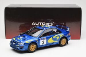 Subaru Impreza WRC #3 C. McRae / N. Grist Safari Rally Winner 1997 AUTOart 1:18 89792 Метал — снимка 8 от 8