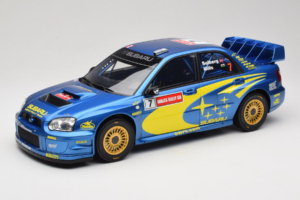 Subaru Impreza WRC S9 #7 P. Solberg / P. Mills Rally Great Britain 2003 Otto 1:12 G092 Смола