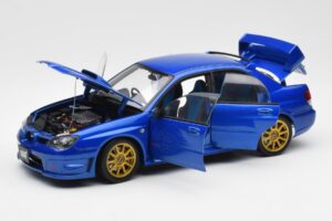 Subaru Impreza WRX STI GD Син AUTOart 1:18 78681 Метал — снимка 2 от 8