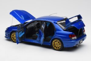 Subaru Impreza WRX STI GD Син AUTOart 1:18 78681 Метал — снимка 5 от 8
