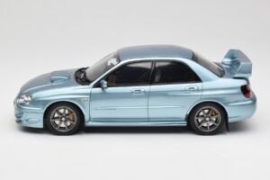Subaru Impreza WRX STi WR1 GD P. Solberg Edition Ice Blue Metallic Otto 1:18 OT1114 Смола — снимка 3 от 6